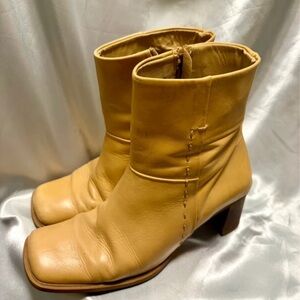 Next Tan Heeled Boots